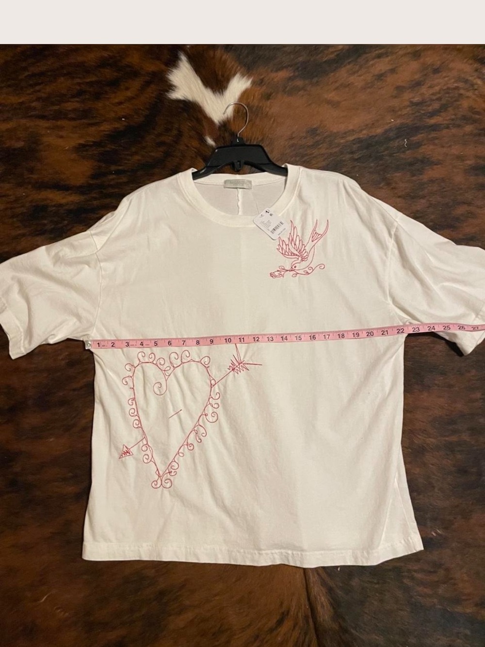 Free People Ragabond MoreAmore Embroidered Tee - Picture 7 of 8